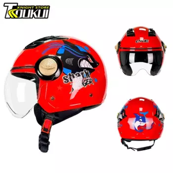 Мотоциклетный шлем для мужчин и женщин, Модный крутой индивидуальный шлем с открытым лицом, с несколькими узорами, сертифицированный в горошек