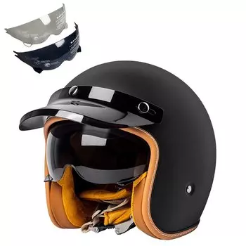 Мотоциклетный шлем DOT Сертификация Мотошлем с открытым лицом Мужчины Женщины Capacete De Moto Материал ABS Мотоциклетное оборудование