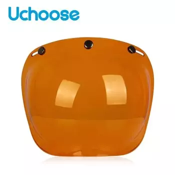 Мотоциклетный Шлем С Открытым Козырьком В Пузырьковом Стиле, Выдвижной Мото-щит, Аксессуар Для Защиты Головного Убора