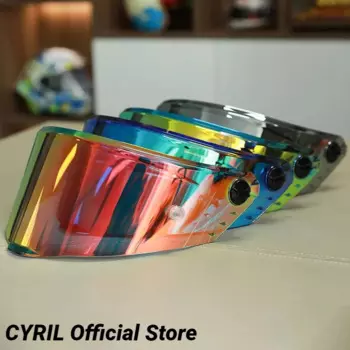 Мотоциклетный шлем, стекло на все лицо для мотоциклетных шлемов CYRIL FF352, козырек для гоночного шлема