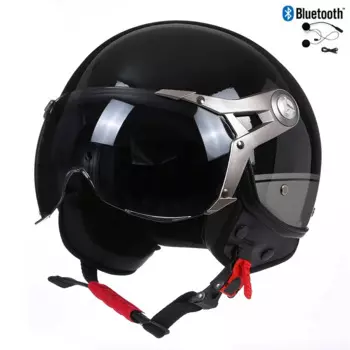 Мотоциклетный шлем TT & COCASCOS, всесезонный шлем с открытым лицом в стиле ретро, шлем для мотоциклистов и скутеров, мотоциклетный шлем для мужчин и женщин, 3/4