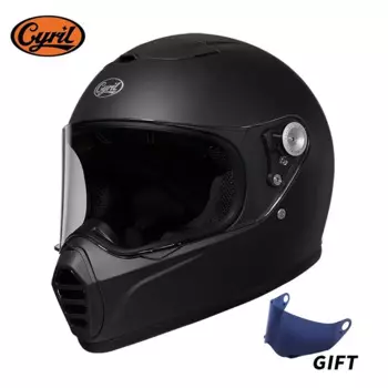 Мотоциклетный шлем унисекс на все лицо, легкие шлемы в стиле ретро для мужчин и женщин, одобрен в горошек