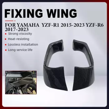 Мотоциклетный спойлер с фиксированным крылом для Yamaha YZF R1 YZF-R1 YZFR1 2015-2023 YZF R6 YZF-R6 YZFR6 2017-2023 ABS аэродинамическое боковое крыло