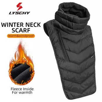 Мотоциклетный термошарф для шеи, водонепроницаемый, ветрозащитный, теплый, нагрудник для защиты шеи, зимний теплый воротник для мотоциклистов, нагрудники