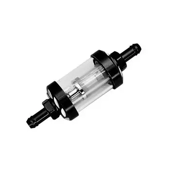 Мотоциклетный топливный шланг с ЧПУ 8 мм, стеклянный газовый топливный бензиновый масляный фильтр для Yamaha ATV Honda Kawasaki Suzuki KTM EXC EXCF и т. д., универсальный