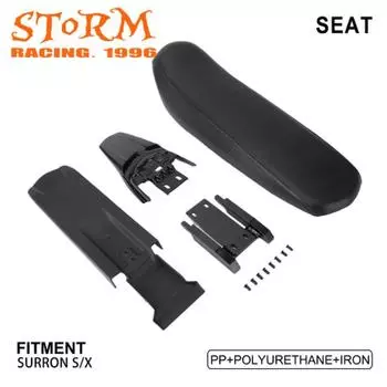 Мотоциклетный удлиненный внутренний брызговик, задний брызговик, железные детали, комплект сидений для SURRON S/X SUR RON S X surron s x Dirt Pit Bike