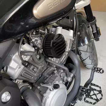 Мотоциклетный воздушный фильтр, винтажные системы воздухоочистки для Benda BD 300 BENDA BD300 BD 300 BOX CNC, алюминий, черный