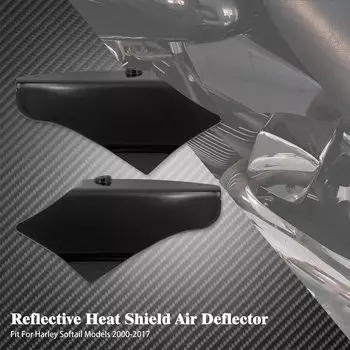 Мотоциклетный воздушный теплоотражатель, светоотражающее седло, теплозащитный экран для Harley Softail Slim FLS Fatboy FLSTF FLSTN FLBRS 2000-17