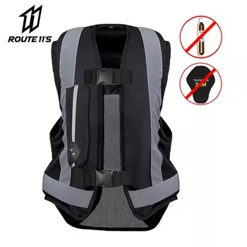 Мотоциклетный жилет с подушкой безопасности, мужская светоотражающая защитная одежда, мотоциклетная куртка, гоночная езда, подушка безопасности для мотокросса, защита CE