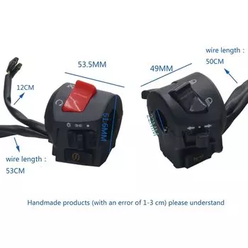 MotoLovee 22 мм мотоциклетные левые и правые переключатели, звуковые кнопки, сигнал поворота, электрическая противотумансветильник фара, старт, контроллер, переключатель