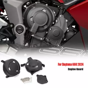 Motorcycle Accessories Engine Cover Protector Case Engine Guard Protection Cover Set For Daytona 660 Daytona660 2024