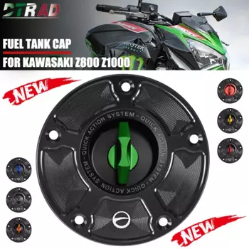 Аксессуары для мотоциклов, новые для KAWASAKI Z750 Z800 Z1000 SX R ZZR1400 ZX6R ZX10R RR ER6R Крышка топливного бака с ЧПУ Бесключевая крышка масляного газа