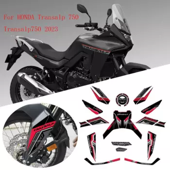 Motorcycle Accessories Waterproof Sticker Moto Sticker Kit 3D Resin Protective Sticker For HONDA Transalp 750 Transalp750 2023