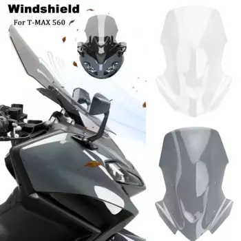 Motorcycle Accessories Windshield Windscreen Deflector Protector For Yamaha T-MAX 560 TMAX560 2022 2024 Front Windshield
