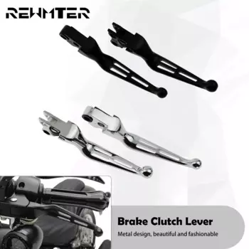 Алюминиевый Рычаг тормоза и сцепления для мотоцикла Harley Touring Street Glide Sportster XL 1200 883 Softail breaker Dyna Road King FLH