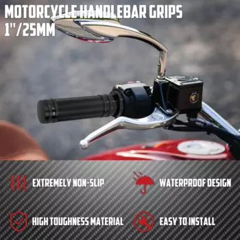 Мотоциклетные ручки с ЧПУ 1 "25 мм, черный алюминиевый руль для Harley Touring Road King Softail Dyna Fatboy Sportster XL 883 1200