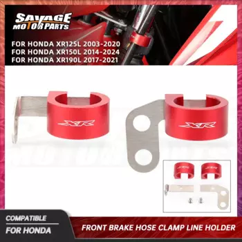 Мотоциклетный передний тормозной шланг, держатель линии для Honda XR125L XR150L XR190L 03-24, направляющий зажим для шланга, аксессуары XR 125 150 190