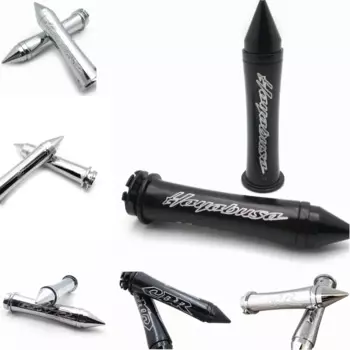 Детали мотоцикла на заказ 7/8 "22 мм хромированная/черная ручка руля для Suzuki GSXR Hayabusa и Honda CBR