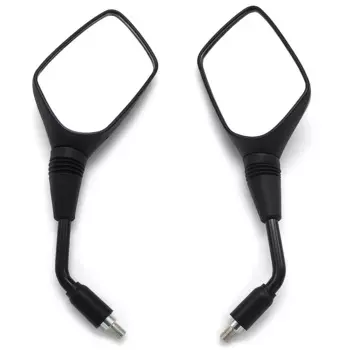 Мотоциклетные зеркала заднего вида Universial мотоцикл 10 мм черные боковые зеркала для Suzuki GW250 Inazuma SFV650 Gladius DL650 V-Strom