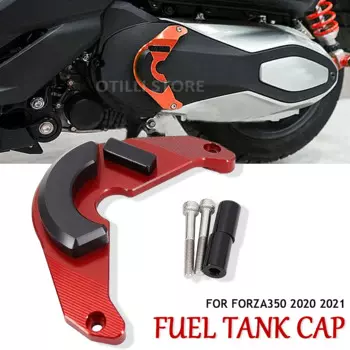 Motorcycle Tank Cap Case Guard CNC Aluminum Engine Protection Cover For HONDA FORZA350 FORZA 350 Forza350 Forza 350