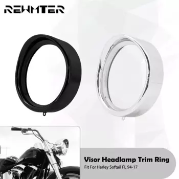 Козырек для мотоцикла ободок для фар Светодиодный ободок для фар Накладка для Harley Softail FLRT 15-Up Fat Boy FLST FLSTC FLSTFB 94-17