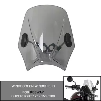 Универсальный экран на лобовое стекло мотоцикла 125/150/200 M502N 2023-2024