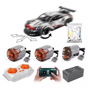 Моторный двигатель для Lego Technic Porsche 911 RSR гоночный автомобиль 42096-не включает игрушечную модель, только мотор MOC