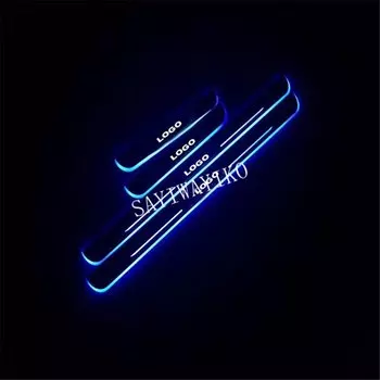 Moving светильник потертости педаль для Volkswagen VW Passat CC B6 B7 содержит динамичные дверной порог приветствуется педали Накладки для езды на велосипеде