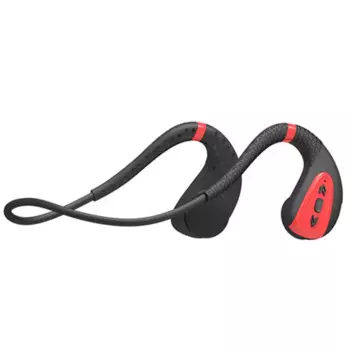 MP3 встроенный костной проводимости плавание Bluetooth гарнитура IPX8 Водонепроницаемая гарнитура встроенный 8G хранения бег спортивные наушники