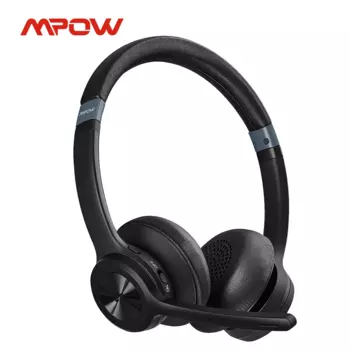 Mpow HC9 Bluetooth 5,3 гарнитура для колл-центра офисные обновленные беспроводные наушники 45H длительный срок службы CVC 8.0 шумоподавляющий микрофон
