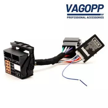 MQB RCD360 RCD360Pro для VW Golf 6 Jetta MK5 Passat Polo Автомобильный декодер ISO CANBUS, симулятор Plug Play, адаптер ISO Quadlock, кабель