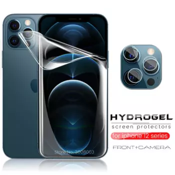 Мягкая Гидрогелевая Защитная пленка для IPhone 16 15 14 13 12 11 Pro Max Mini X 7 8 Plus XR XS, 100 шт., защитная пленка для экрана в розницу