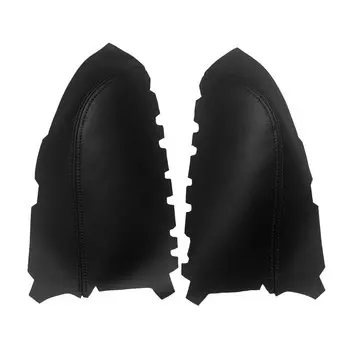 Мягкая кожаная крышка дверной панели для Honda Pilot 2009, 2010, 2011, 2012, 2013, 2 шт., автомобильная дверь, подлокотник, панель, кожа, наклейка, отделка