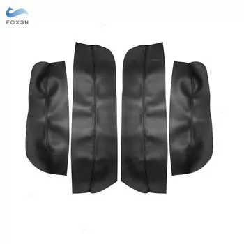 Мягкая кожаная накладка на дверной подлокотник для Peugeot 3008, 2011, 2012, автомобильный Стайлинг, накладка на дверной подлокотник