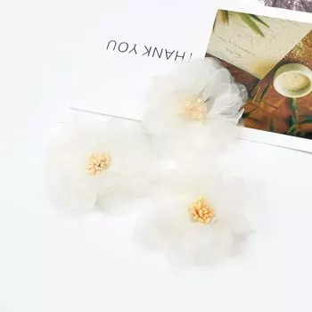 Мягкие искусственные розы из шелка MENGHAO, 5 шт.