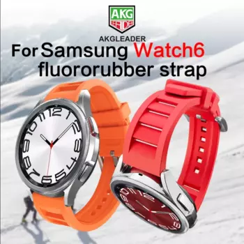 Мягкий браслет AKGLEADER для часов, водонепроницаемый дышащий спортивный ремешок для часов Samsung Watch 6