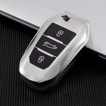 Мягкий чехол для автомобильного ключа из ТПУ для Peugeot 308 408 508 2008 3008 4008 5008 для Citroen C4 C6 C3-XR, держатель брелока, аксессуары