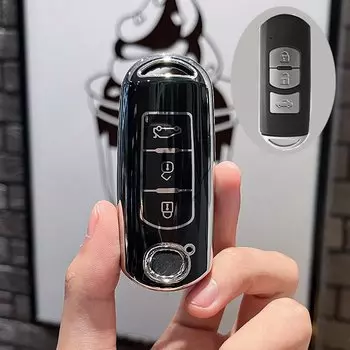 Мягкий чехол для автомобильного ключа из ТПУ для Mazda 2 3 6 Atenza Axela Demio CX-5 CX5 CX-3 CX7 CX-9 2015 2016 2017 2018 2019 автомобильные аксессуары