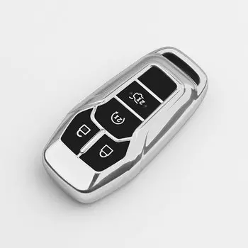 Мягкий чехол для автомобильного ключа из ТПУ для Ford Fusion Mondeo Mustang чехол Explorer Edge 2015-2018, защитный чехол-брелок для ключей