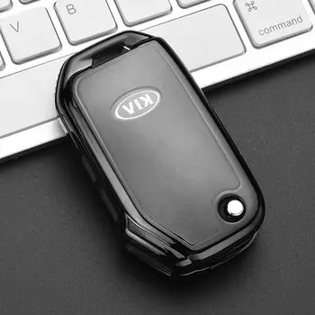 Мягкий чехол из ТПУ для автомобильного дистанционного ключа, защитный чехол для KIA Sportage R GT Stinger GT Sorento Ceed CD Cerato Forte 2018 2019