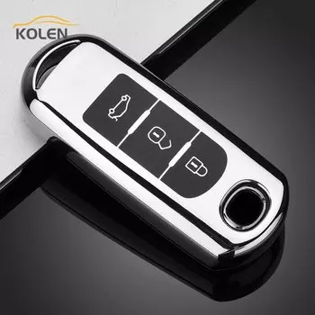 Мягкий чехол из ТПУ для автомобильного дистанционного ключа, чехол для Mazda 2 3 5 6 BL BM GJ Atenza Axela CX-5 CX-7 CX-3 CX-9 MX-5 KE KF, аксессуары