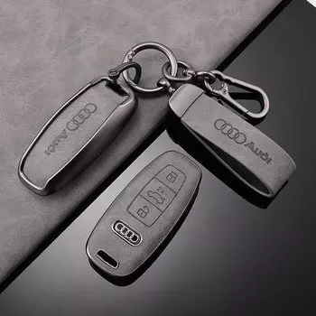 Мягкий чехол из ТПУ для автомобильного дистанционного ключа, защитный чехол без ключа, брелок для Audi A3 A4 B9 A6 A7 4K A8 E-tron Q5 Q8 C8 D5 SQ8, аксессуары