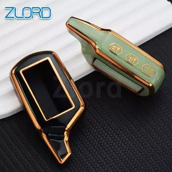 Мягкий чехол из ТПУ для автомобильных ключей, чехол для Starline B9, B91, B6, B61, A91, A61, V7, русская версия, ЖК-дисплей, защита брелка для автомобильной сигнализации