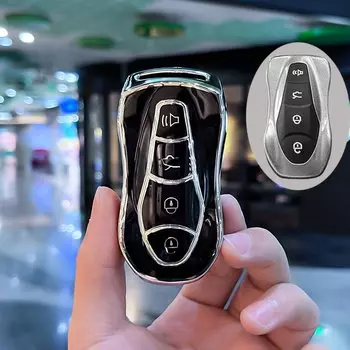 Мягкий чехол из ТПУ для ключей от автомобиля Geely Atlas Pro Boyue Tugella Azkarra FY11 Emgrand GS X6 SUV EC7, автомобильные аксессуары