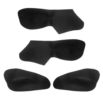 Мягкий кожаный чехол на дверной подлокотник для Peugeot 206, Citroen C2, только 4 двери, панель внутренней двери автомобиля, чехол на подлокотник, кожаная отделка