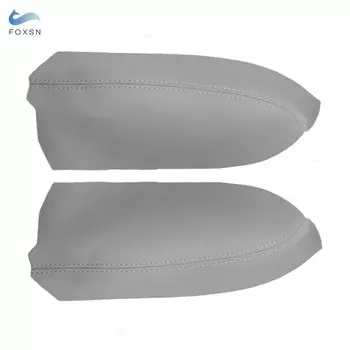 Мягкий кожаный чехол на подлокотник для Toyota Prius 2004 2005 2006 2007 2008 2009, панель подлокотника для межкомнатной двери, кожаный чехол, наклейка, отделка