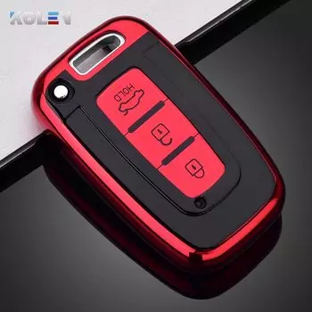 Мягкий ТПУ чехол для автомобильного ключа с дистанционным управлением чехол для Hyundai Solaris HB20 i30 Veloster SR ix35 Elantra Accent для KIA RIO Sportage K2 K3