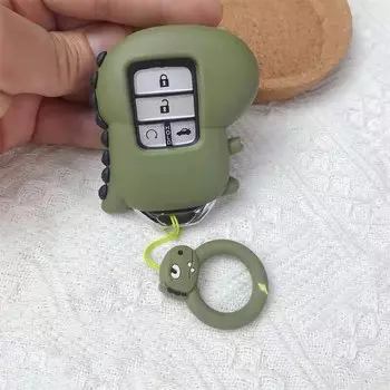 Мягкий ТПУ чехол для автомобильного ключа с мультяшным рисунком, защитный чехол для Honda 2016 2017 CRV Pilot Accord Civic, подходит для освобожденного автомобильного аксессуара
