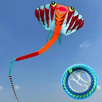 Мягкий воздушный змей с 3d-излучением, 13 м, с кабелем 200 м