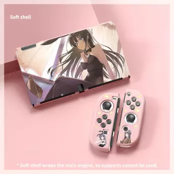 Мягкий защитный чехол для Nintendo Switch OLED, аксессуары для Nintendo Switch, чехол из ТПУ для игровой консоли Switch OLED